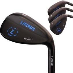 Lazrus Golf Premium Forged Wedge Set for Men 52 56 60 Degree