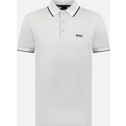 HUGO BOSS Paddy Piqué Polo Shirt - Light Grey