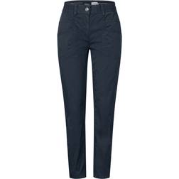 Cecil Damen Papertouch Hose - Nachtblau
