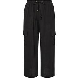 Yours Cargo Trousers - Black