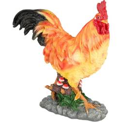 Relaxdays Figura Di Gallo Da Giardino