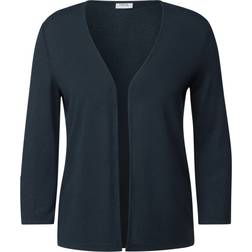 Cecil Damen Offene Strukturjacke - Marine
