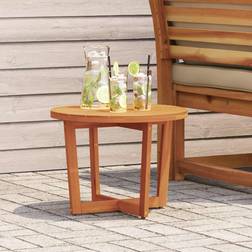 vidaXL Garden Round Ø55x40 cm Solid Wood Acacia Outdoor Side Table