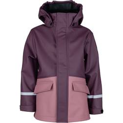 Lindberg Vestby Rain Jacket Fleece - Purple/Rose