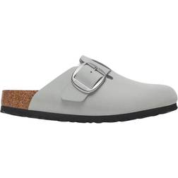 Birkenstock Boston Big Buckle Nubuck Leather - Pure Sage