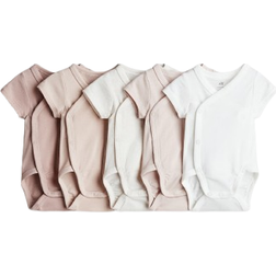 H&M Rosa 5-pack body bomull 74 6-9M