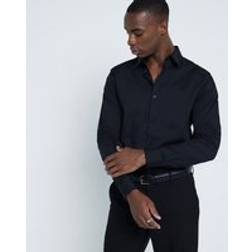 River Island Mens Slim Fit Shirt - Black