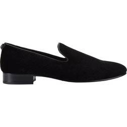 Kurt Geiger Ace Velvet Loafers - Black