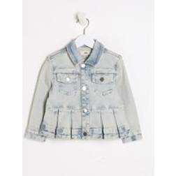River Island Mini Girls Denim Peplum Hem Jacket - 18-24 Mths
