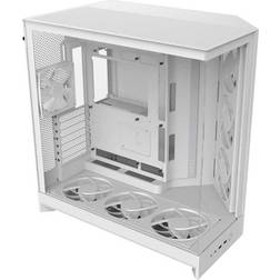 NZXT H9 Flow RGB Tempered Glass Dual Chamber Mid Tower 2x