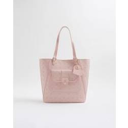 River Island Girls Heart Lock Pocket Shopper Bag - Pink