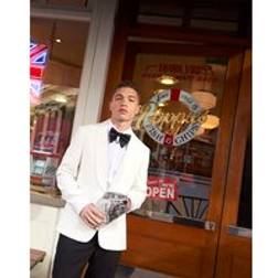 River Island Mens White Slim Fit Suit Jacket - 46R