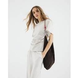 River Island Ruched Side T-shirt Part Of A Set - White