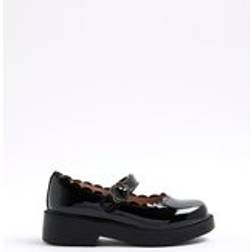 River Island Mini Girls Shoes - Black Mary Jane