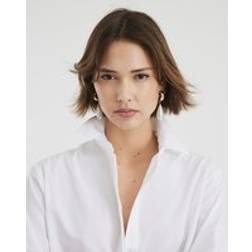 River Island Womens Long Sleeve Premium Ruffle Back Shirt - White