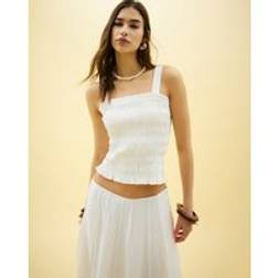River Island Smockad Topp - Vit