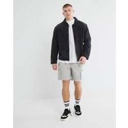River Island Mens Nylon Cargo Shorts - Grey