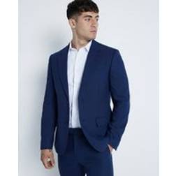 River Island Mens Blue Stretch Slim Fit Suit Jacket - 44R