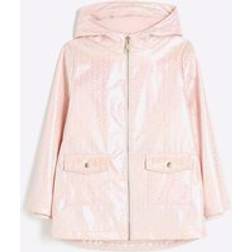 River Island Girls Monogram Raincoat - Pink
