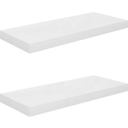 vidaXL Floating Vägghylla 60cm 2st