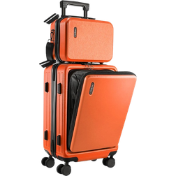 TravelArim Carry On Luggage - Set of 2 - Orange
