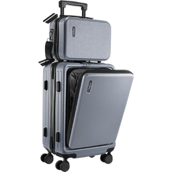TravelArim Carry On Luggage - Set of 2 - Grey