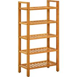 vidaXL Solid Oak Natural Shoe Rack 50x100cm