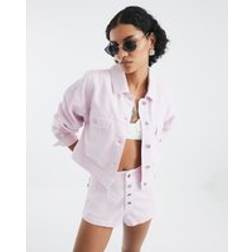 River Island Womens Jacket - Pink Denim