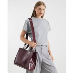River Island Embossed Ri Monogram Tote Bag - Red