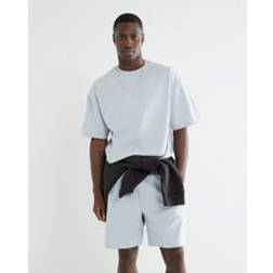 River Island Mens Blue Oversized Fit T-Shirt And Shorts Set - XL