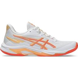 Asics Netburner Ballistic FF 4 - White/Vivid Coral
