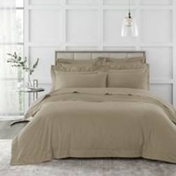 Hotel 230 Thread Count Cotton Sateen - Pebble Duvet Cover