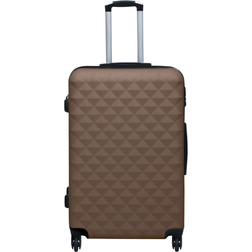 vidaXL Hardcase Suitcases 71cm - Brown