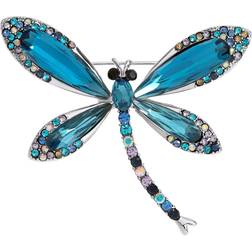 Jon Richard Dragonfly Brooch - Silver