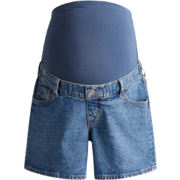 H&M MAMA Denim Shorts - Denim Blue