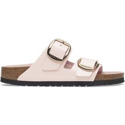 Birkenstock Arizona Big Buckle Natural Leather Patent - High Shine Light Rose