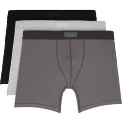 SKIMS Three-Pack Boxer Briefs - Heather Multi