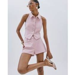 River Island Front Pocket Micro Shorts - Pink
