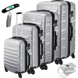 Kesser Hard Suitcase Set of 4 - Silver