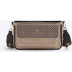 River Island Womens Brown Ri Monogram Utility Cross Body Bag - Brown