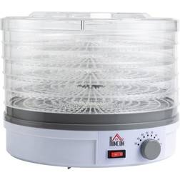 Homcom 245W 5Kg Five Tray Food Dehydrator White