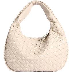 24.se Hand Woven Shoulder Bag - Beige