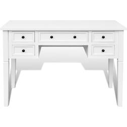 vidaXL 241533 White Writing Desk 45x109.5cm