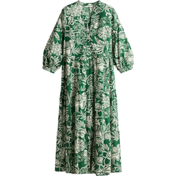 H&M Tiered Midi Dress - Green