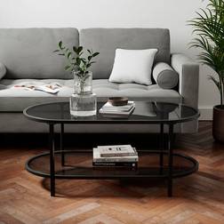 Dunelm Sofia Black Coffee Table 55.5x110cm