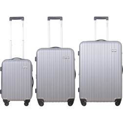 Cavalet Rhodos Suitcase Set of 3 - Silver