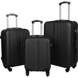 Groundlevel Delta Stripe Set of 3 - Black