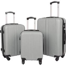 Groundlevel Delta Stripe Set of 3 - Silver