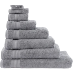 Dunelm Egyptian Cotton Bath Towel Silver (200x100cm)