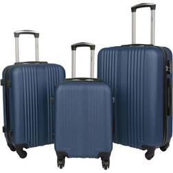 Groundlevel Delta Stripe Set of 3 - Navy